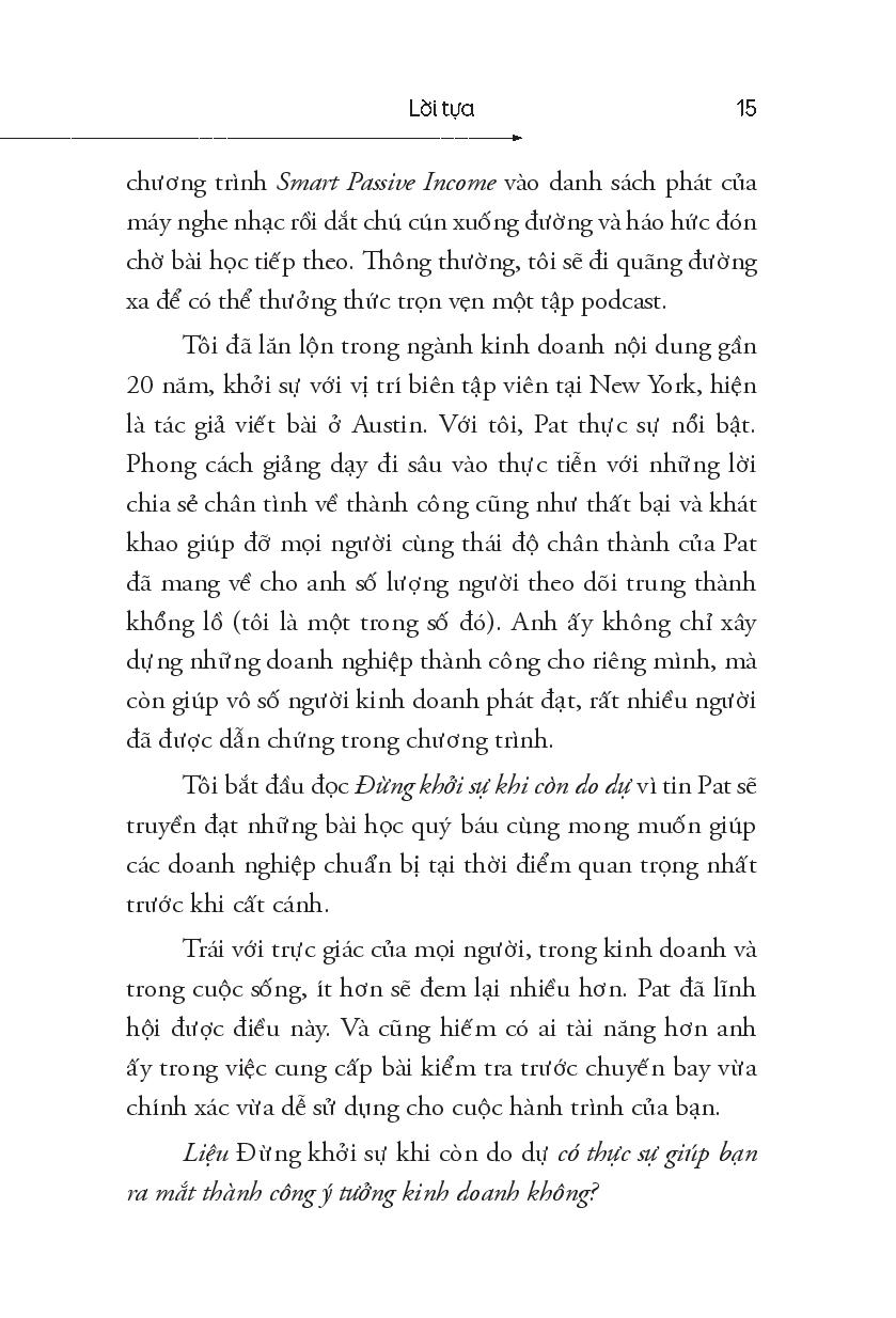 Đừng Khởi Sự Khi Còn Do Dự - Ảnh 16