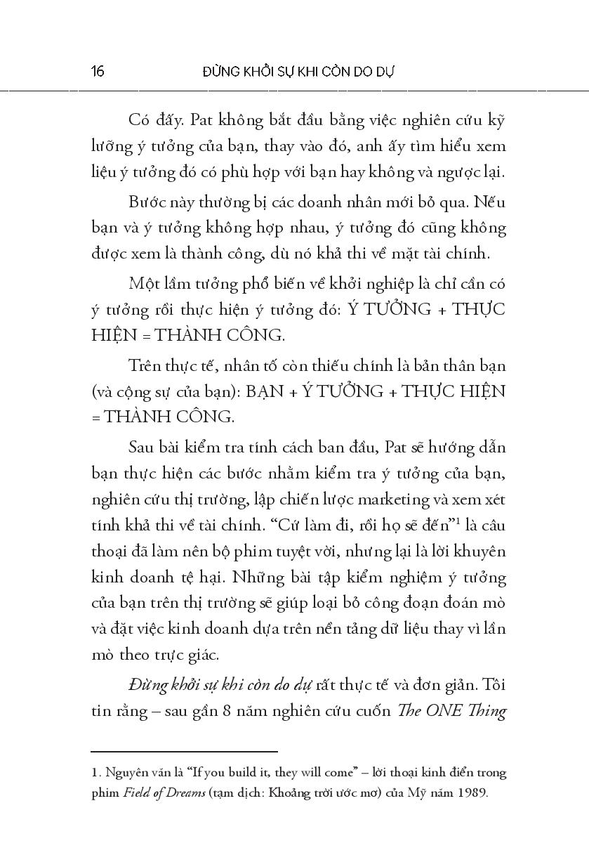 Đừng Khởi Sự Khi Còn Do Dự - Ảnh 17