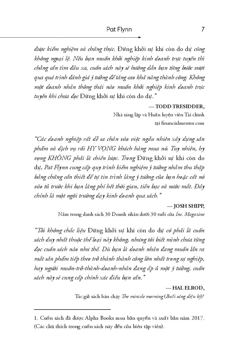 Đừng Khởi Sự Khi Còn Do Dự - Ảnh 8