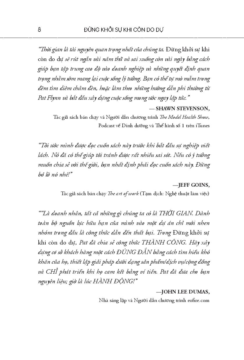 Đừng Khởi Sự Khi Còn Do Dự - Ảnh 9