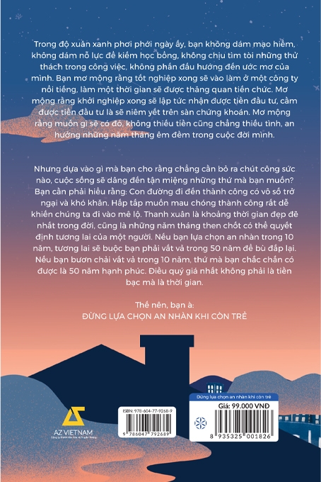 đừng lựa chọn an nhàn khi còn trẻ (tái bản 2021) - Ảnh 3