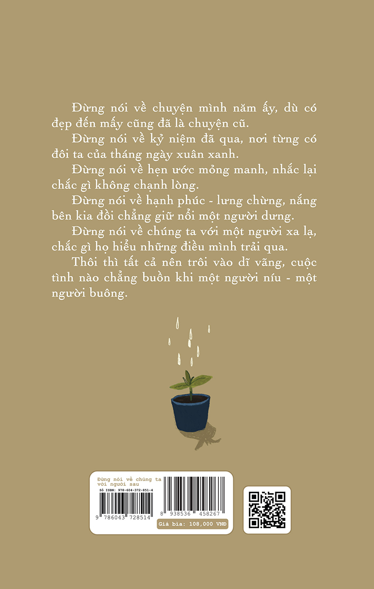 đừng nói về chúng ta với người sau - tặng kèm postcard - Ảnh 3