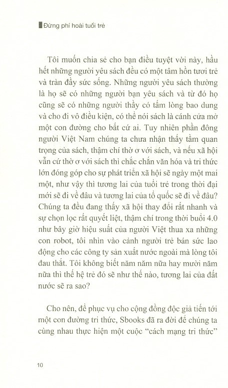đừng phí hoài tuổi trẻ - Ảnh 7