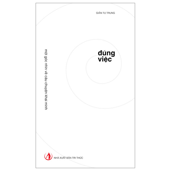 đúng việc - một góc nhìn về câu chuyện khai minh - bìa cứng (tái bản 2023)