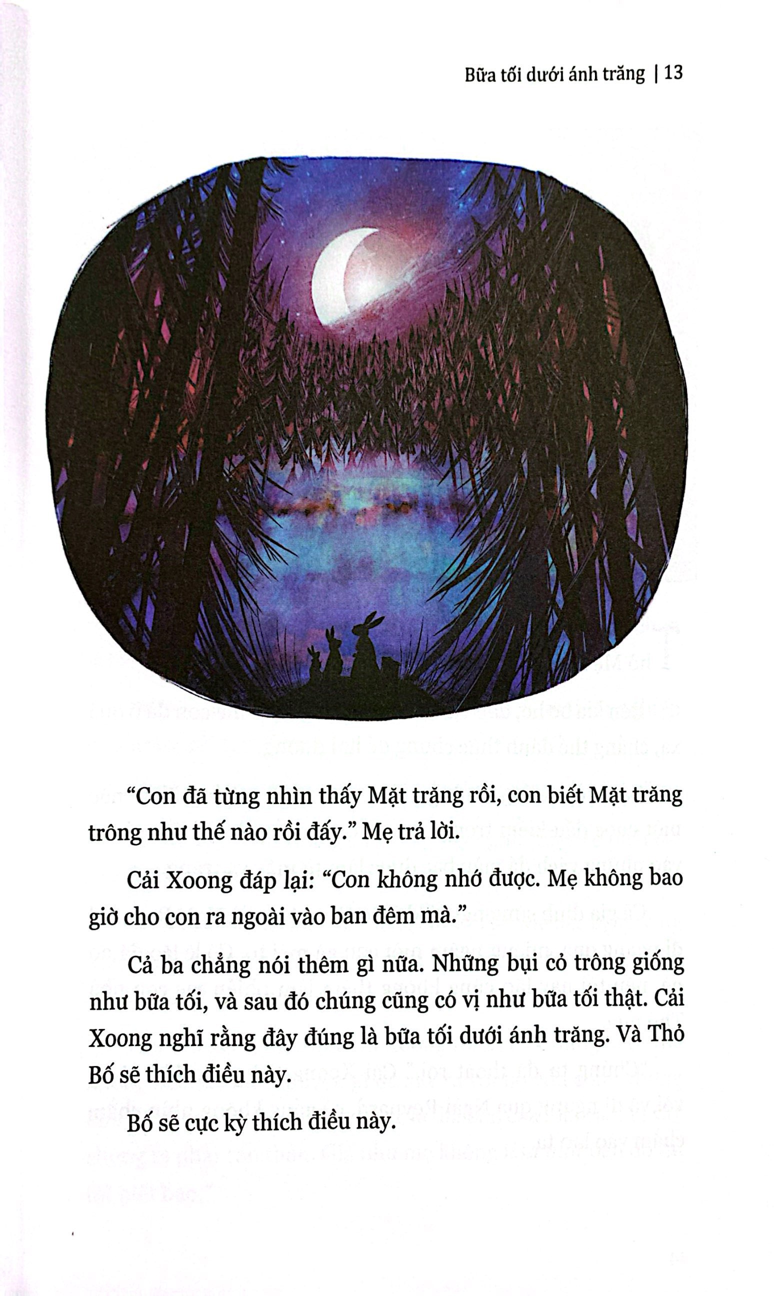 dưới bóng trăng ngà - câu chuyện về chuyến phiêu lưu của bé thỏ cải xoong - Ảnh 17