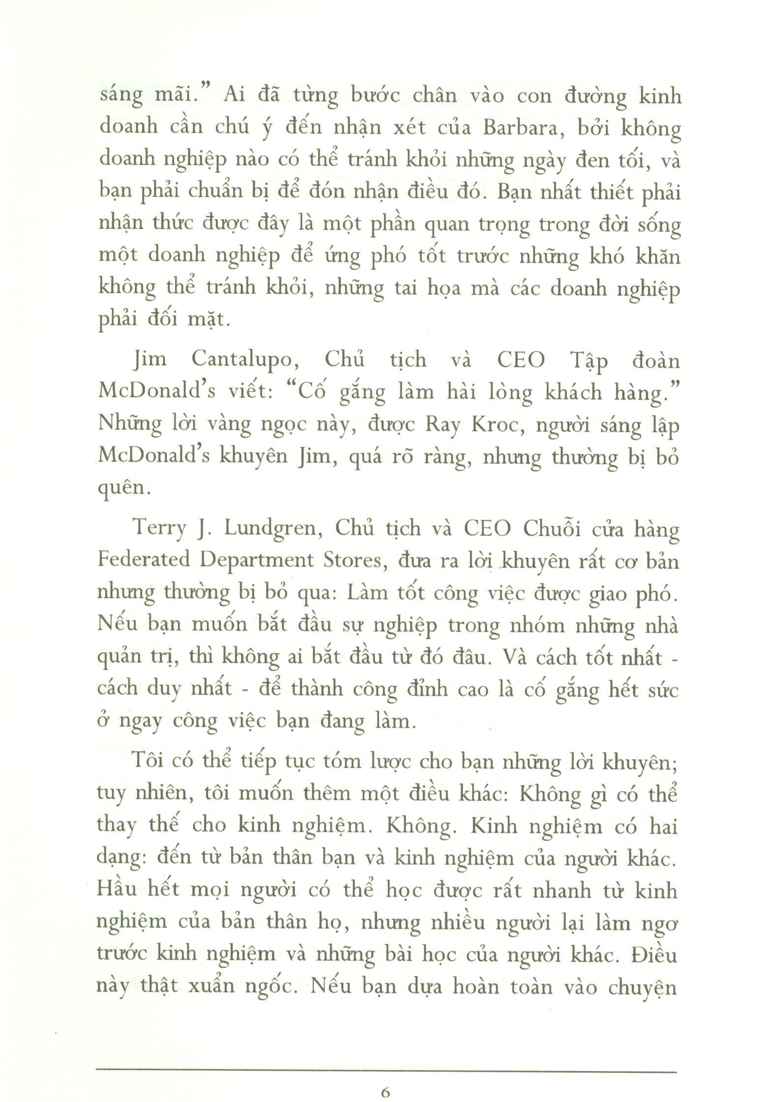 đường đến thành công đỉnh cao - những lời khuyên "đắt giá" trong kinh doanh - Ảnh 4