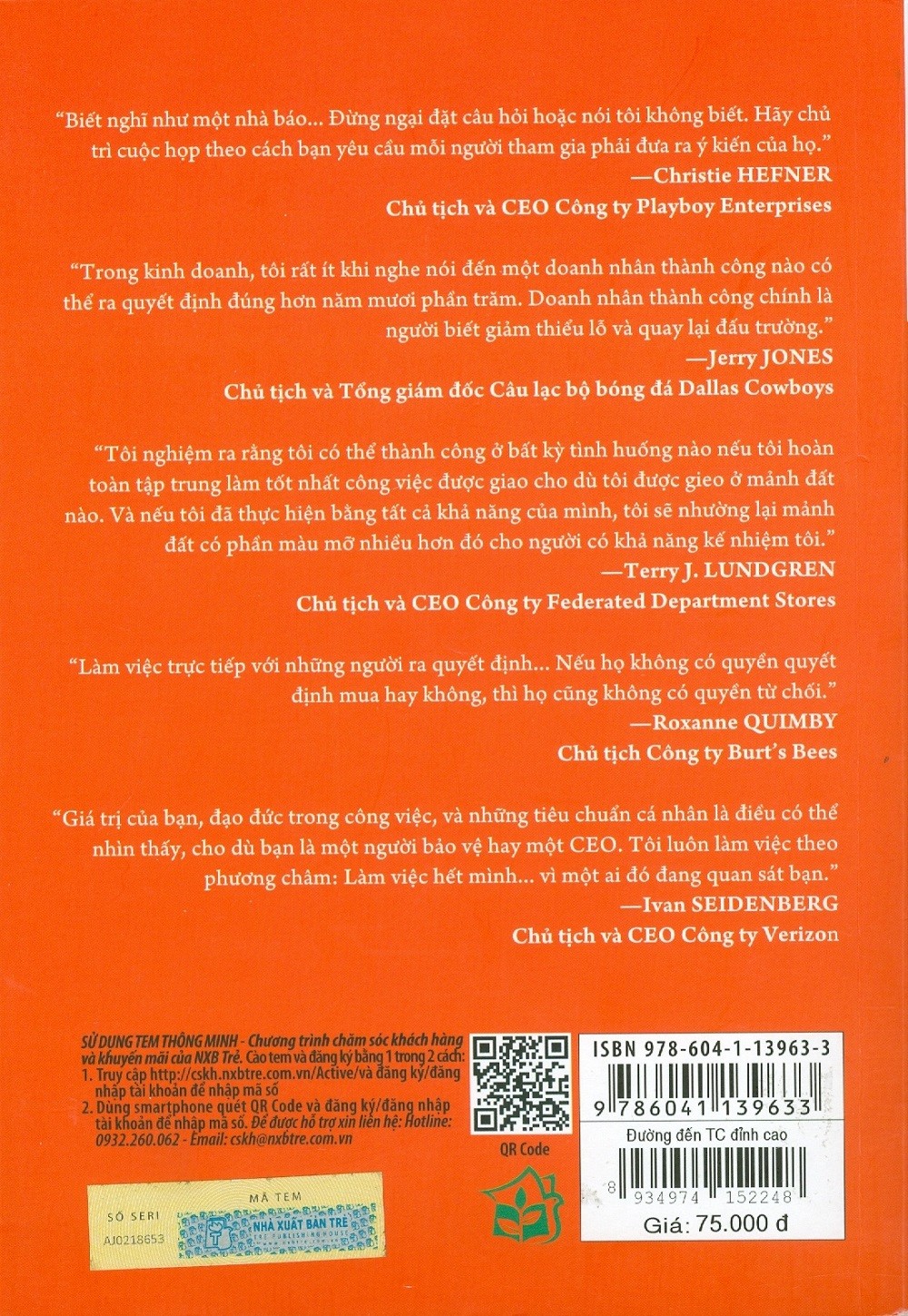 đường đến thành công đỉnh cao - những lời khuyên "đắt giá" trong kinh doanh - Ảnh 8