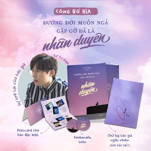 đường đời muôn ngả, gặp gỡ đã là nhân duyên - bản đặc biệt - tặng kèm bookmark + postcard + chữ ký tác giả ngẫu nhiên - Ảnh 2