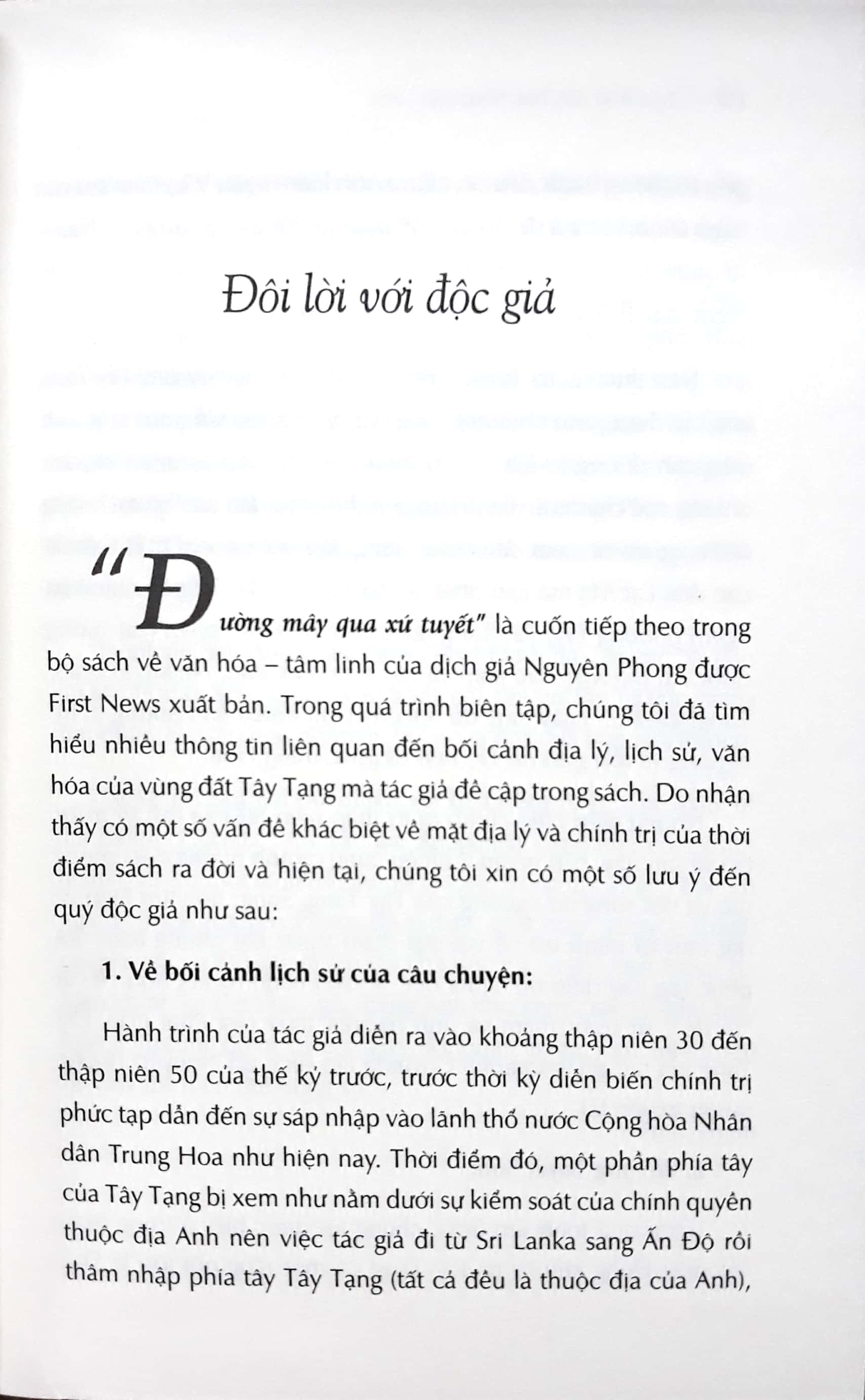đường mây qua xứ tuyết (tái bản) - Ảnh 3