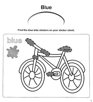 early learning colours and shapes - sticker activity - Ảnh 3