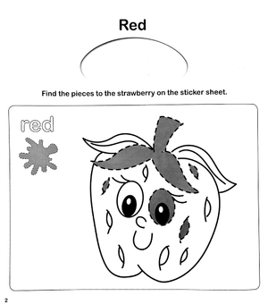 early learning colours and shapes - sticker activity - Ảnh 4