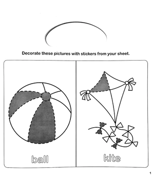 early learning first words - sticker activity - Ảnh 4