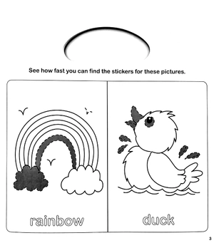 early learning first words - sticker activity - Ảnh 6