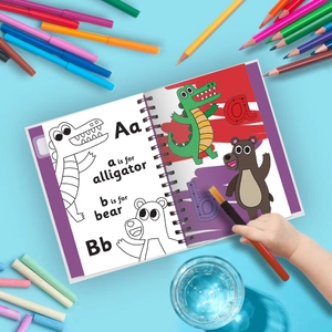 early learning magic water colouring - animal friends alphabet - Ảnh 5