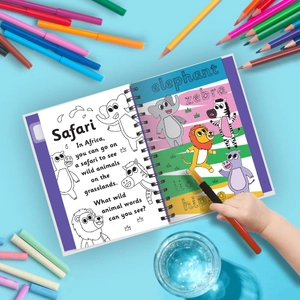 early learning magic water colouring - animal friends first words - Ảnh 2