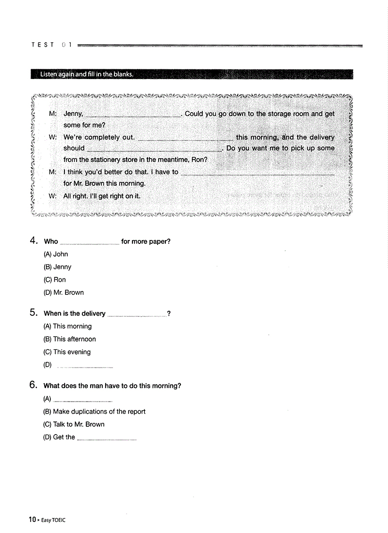 easy toeic (kèm 1cd) - Ảnh 6