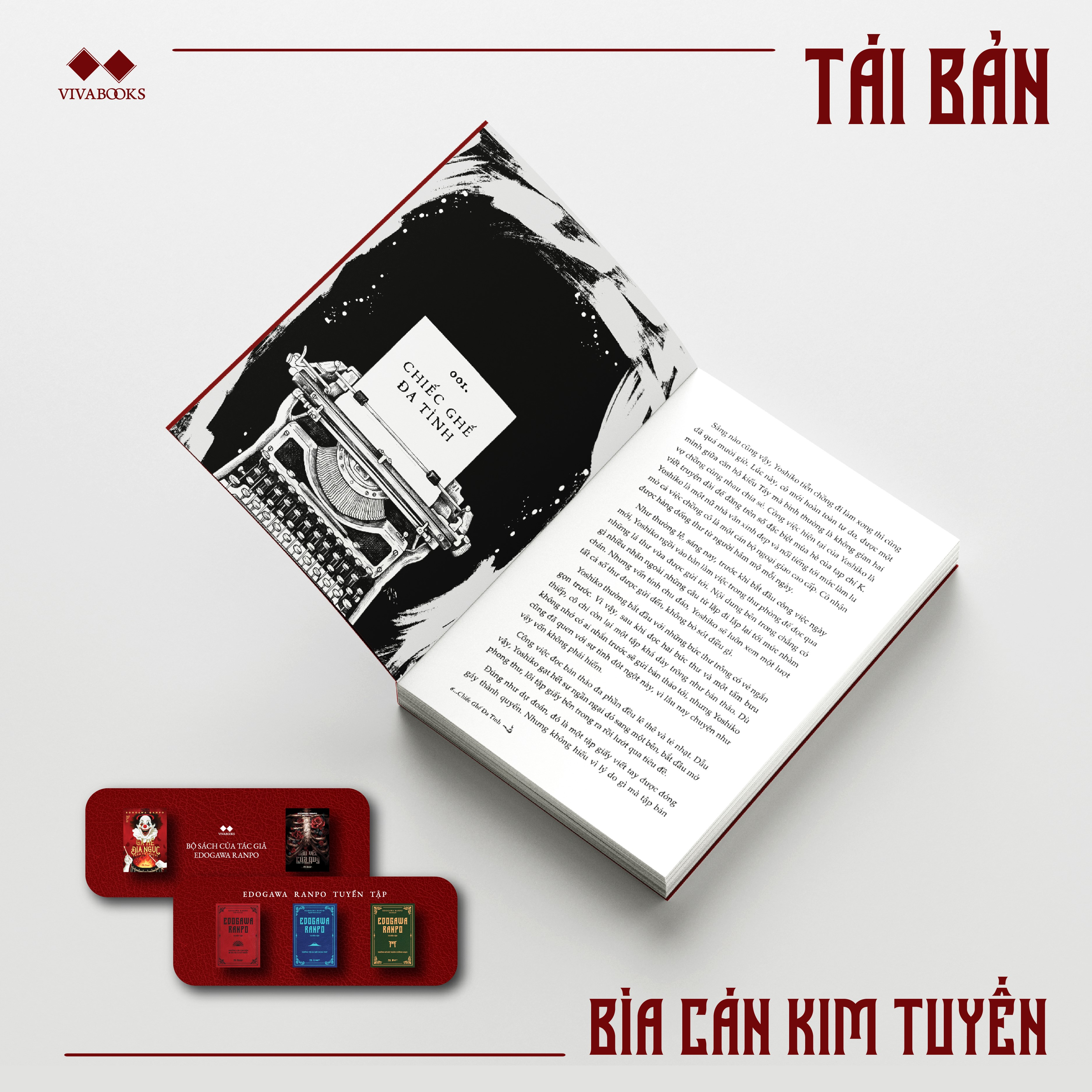 edogawa ranpo tuyển tập - những câu chuyện bí ẩn và ly kỳ nhất (tái bản 2025) - Ảnh 4