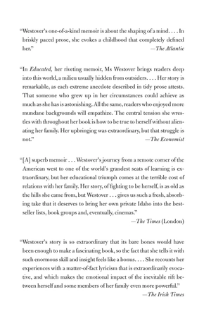 educated: a memoir (new york times bestseller) - Ảnh 5