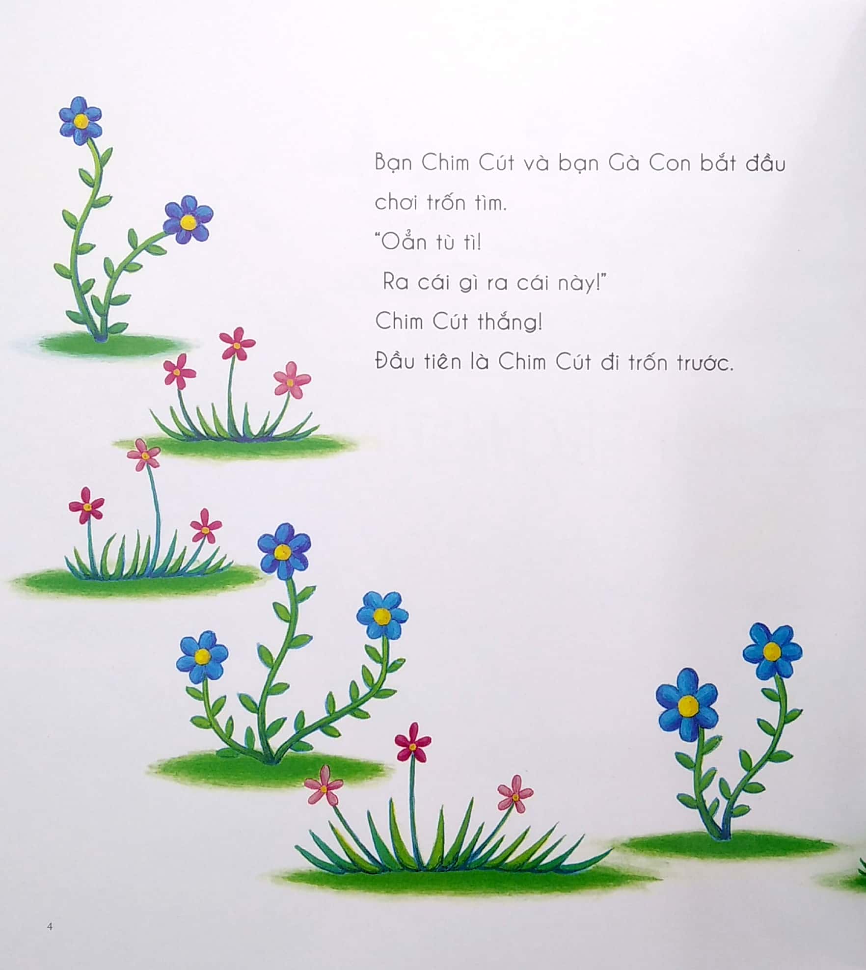 ehon - bạn chim cút - chơi trốn tìm - Ảnh 3