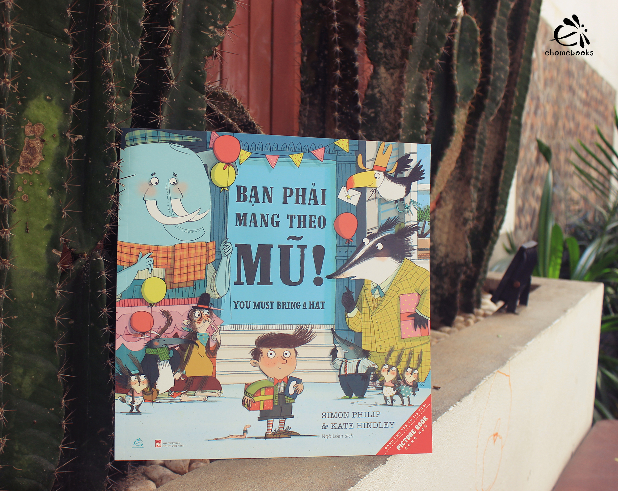 Ehon - Bạn Phải Mang Theo Mũ - You Must Bring A Hat - Ảnh 9