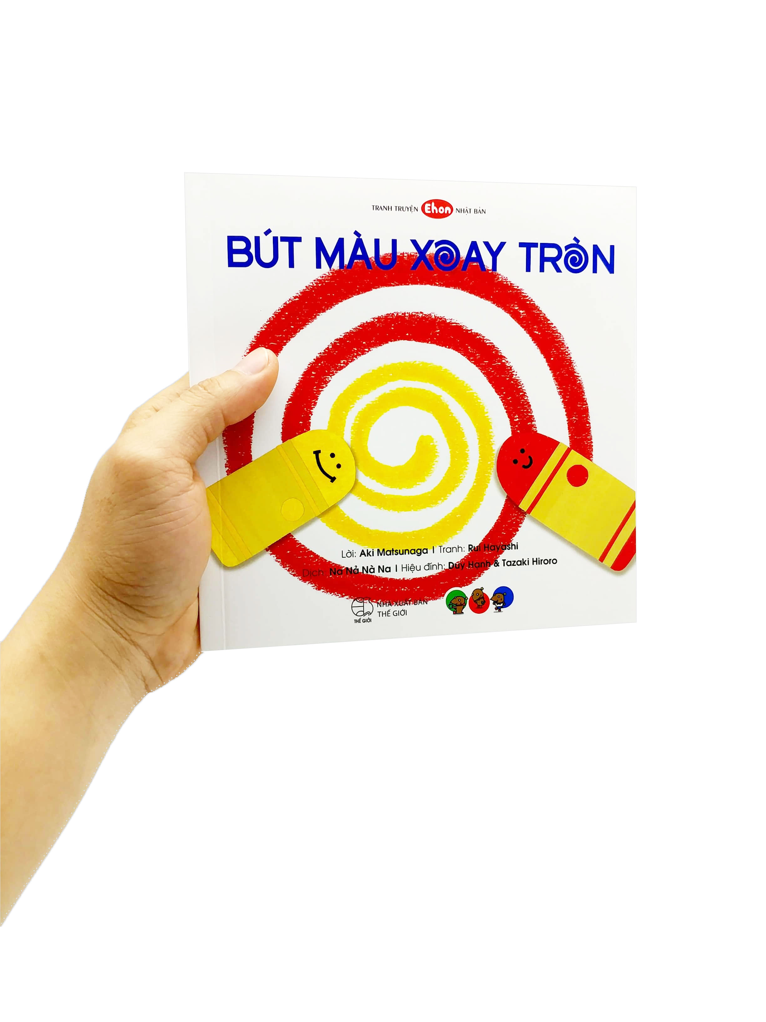 ehon - bút màu xoay tròn - Ảnh 7