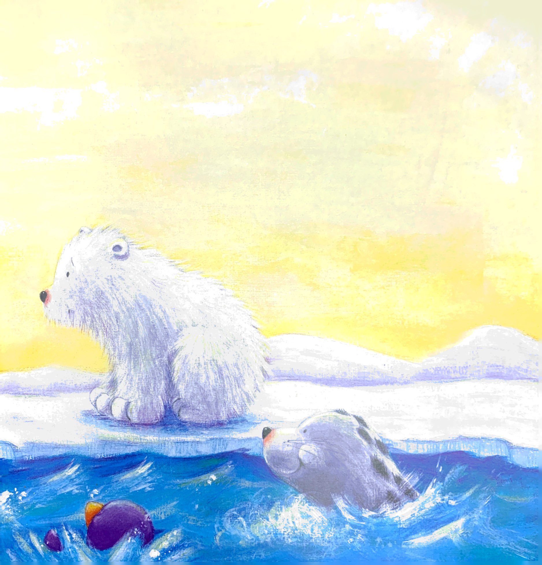 ehon châu âu - chim cánh cụt nhỏ dũng cảm - Ảnh 4