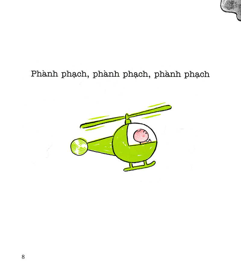 Ehon Chơi Cùng Momo - Chú Bé Quả Đào - Cùng Lái Máy Bay Nào! (Tái Bản) - Ảnh 7