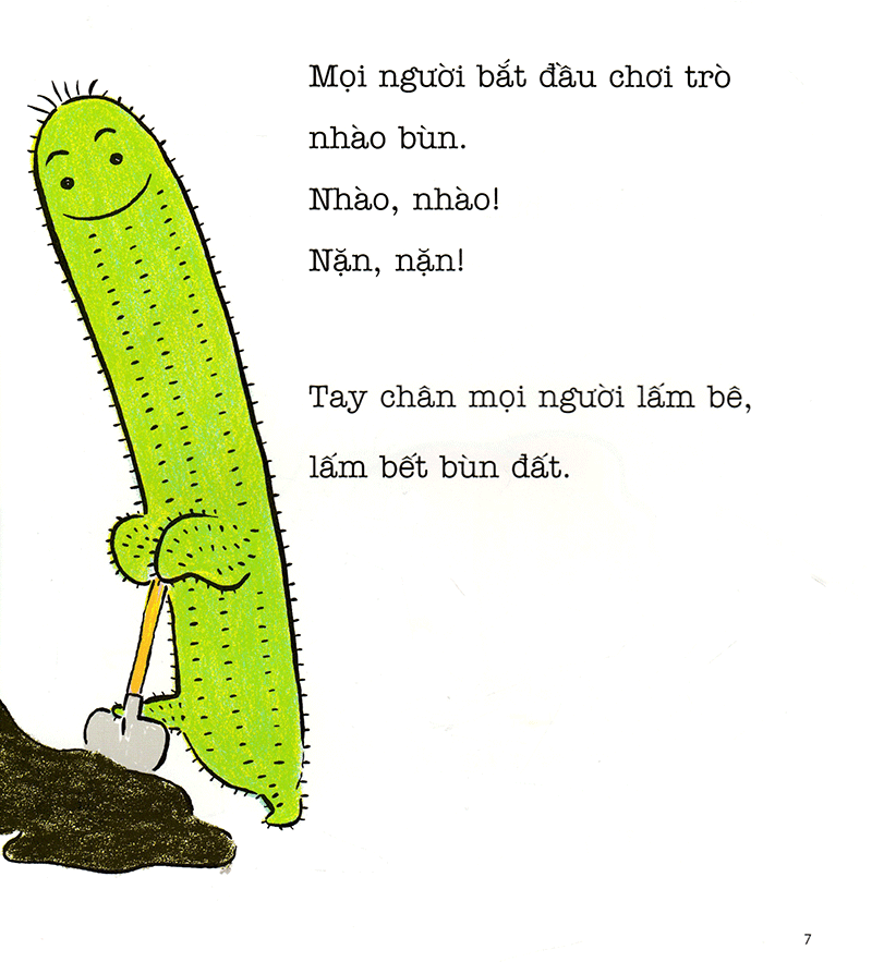 ehon chơi cùng momo - chú bé quả đào - nhào bùn cùng momo (tái bản 2022) - Ảnh 7