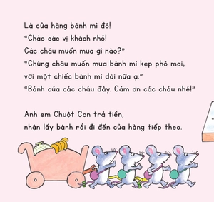 ehon - chuột con lon ton - đi chợ (0-6 tuổi) - Ảnh 5