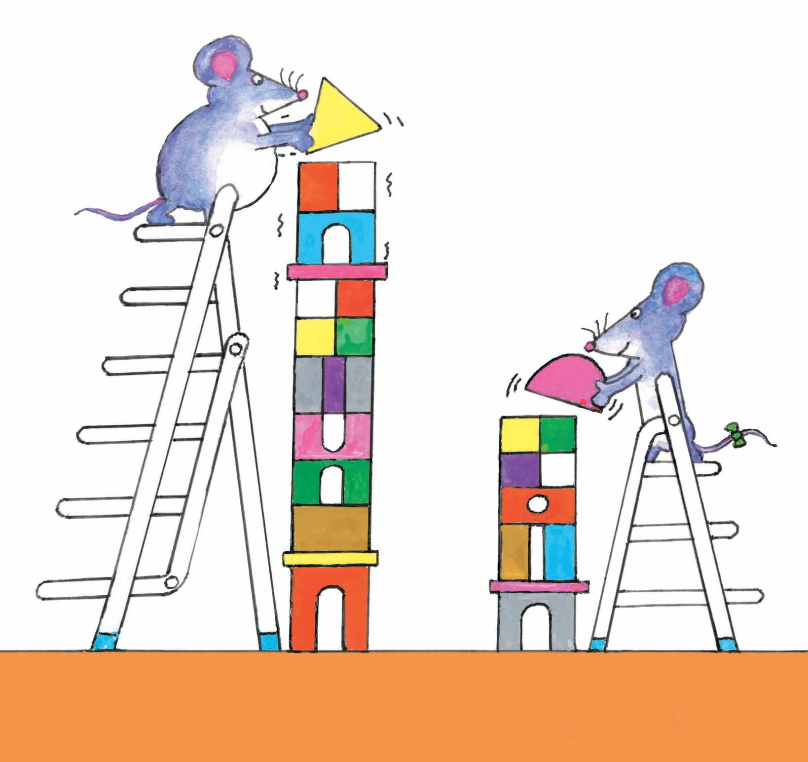 ehon - chuột con lon ton - học so sánh (0-6 tuổi) - Ảnh 4