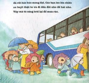 ehon - đi dã ngoại ngày mưa (tái bản 2020) - Ảnh 3