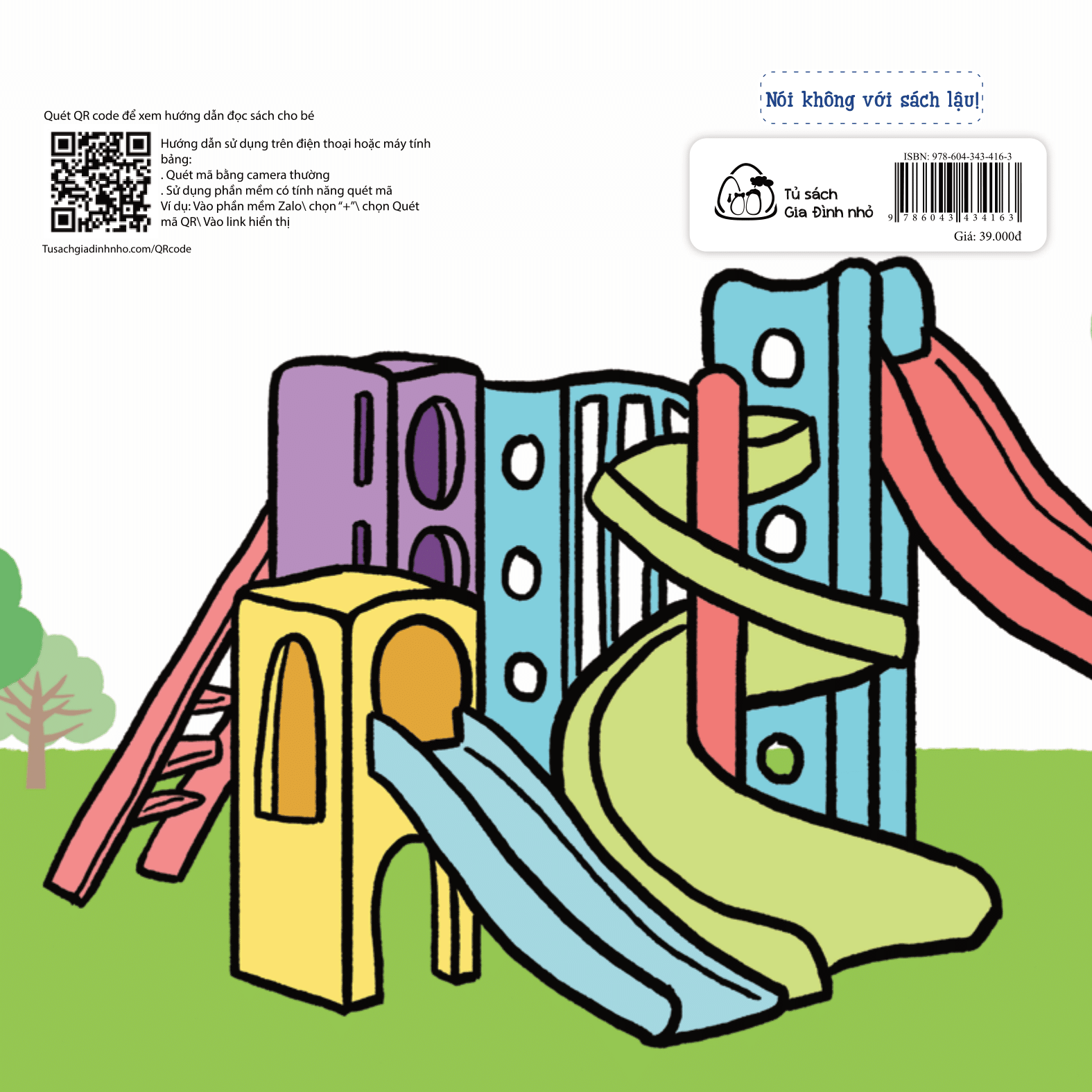 ehon em bé hạnh phúc - bé vui bé khỏe: chơi cầu trượt (dành cho bé 1-6 tuổi) - Ảnh 9