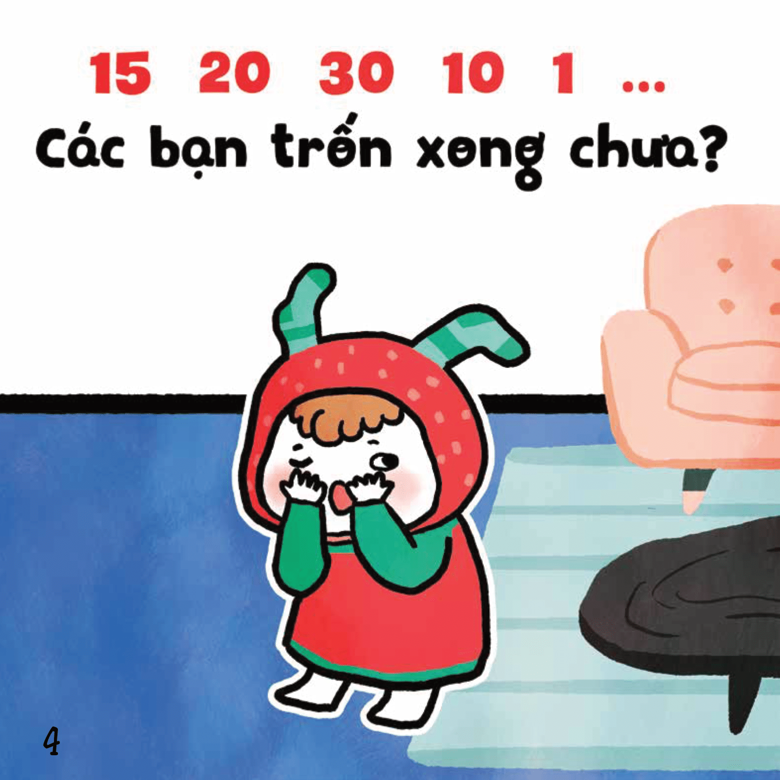 ehon em bé hạnh phúc - bé vui bé khỏe: chơi trốn tìm (dành cho bé 1-6 tuổi) - Ảnh 3
