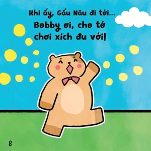 ehon em bé hạnh phúc - bé vui bé khỏe: chơi xích đu (dành cho bé 1-6 tuổi) - Ảnh 7