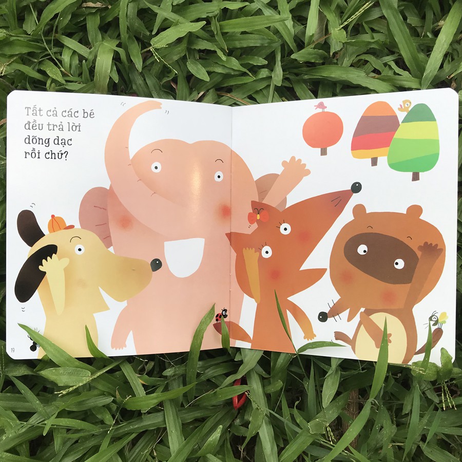 ehon kĩ năng sống cho bé - bé hãy trả lời dõng dạc nhé (từ 0 - 6 tuổi) (tái bản 2023) - Ảnh 5