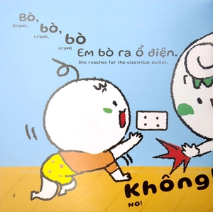 ehon kĩ năng sống - miu miu tự lập: trông em (từ 1 - 6 tuổi) (song ngữ anh - việt) - Ảnh 5