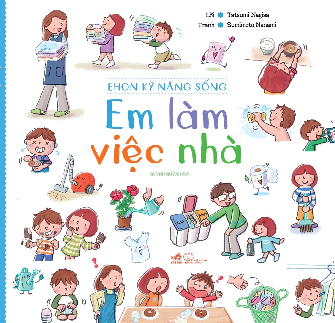 ehon kỹ năng sống - em làm việc nhà (tái bản 2020) - Ảnh 2
