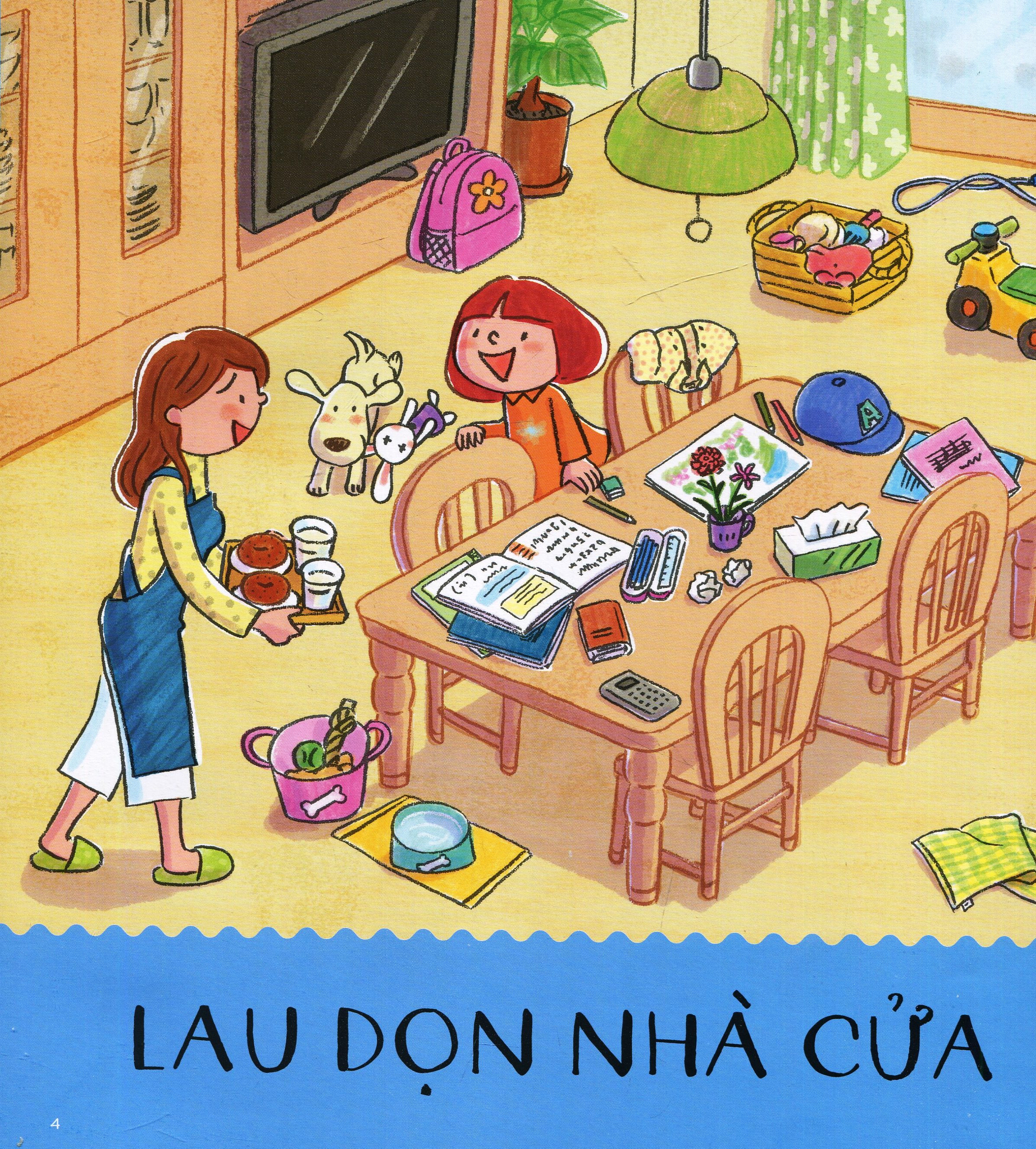 ehon kỹ năng sống - em làm việc nhà (tái bản 2020) - Ảnh 5