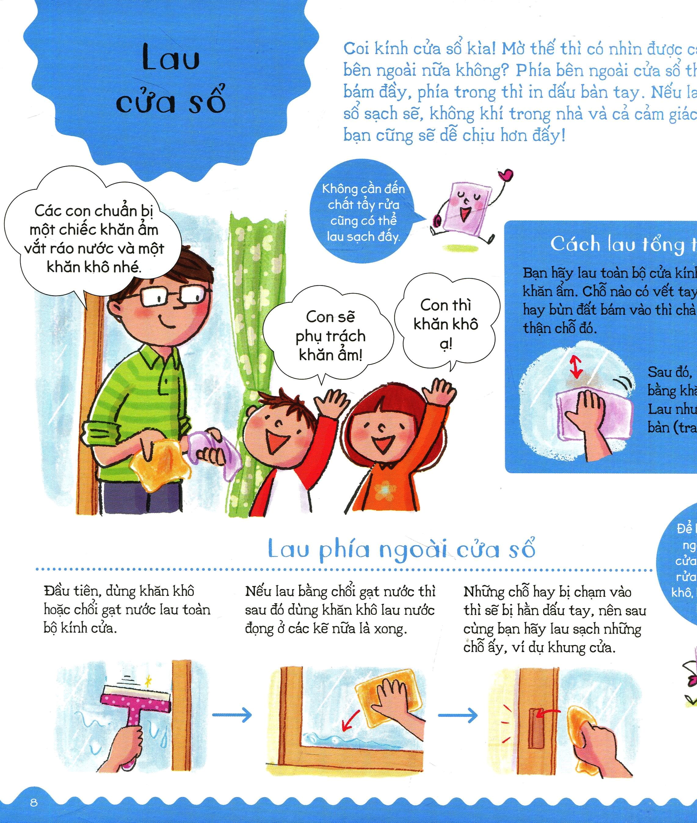 ehon kỹ năng sống - em làm việc nhà (tái bản 2020) - Ảnh 9