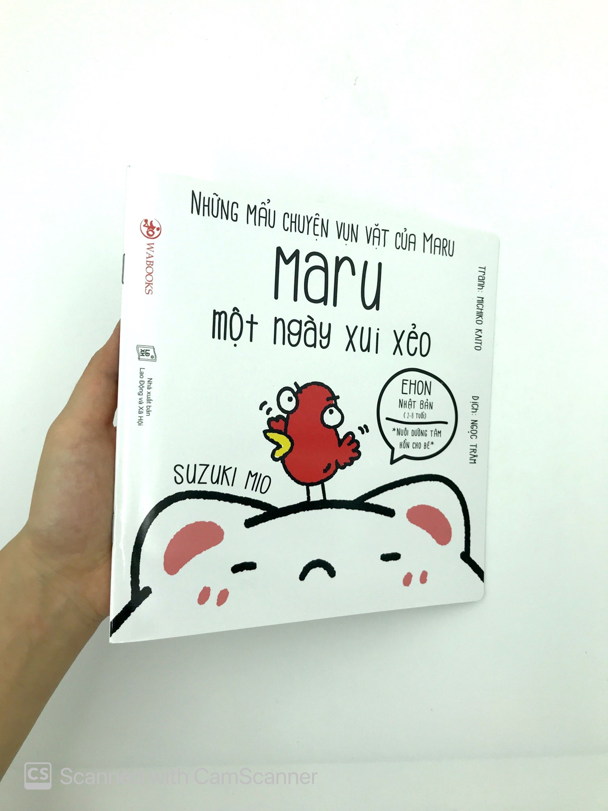 ehon maru - những mẩu chuyện vụn vặt của maru - maru một ngày xui xẻo (2 - 8 tuổi) (tái bản 2019) - Ảnh 10