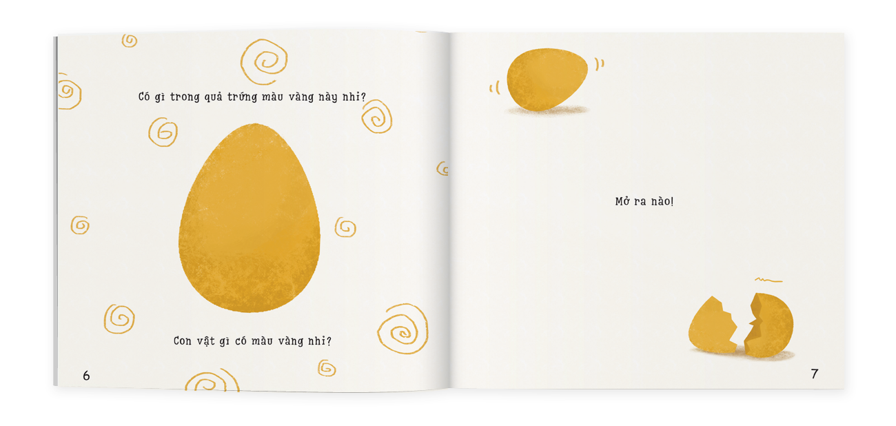 ehon màu sắc - có gì trong quả trứng (0 - 6 tuổi) - Ảnh 4