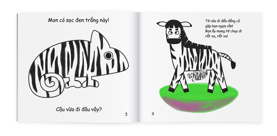 Ehon Màu Sắc - Ơ! Tắc Kè Là Nhà Ảo Thuật (0 - 6 Tuổi) - Ảnh 5