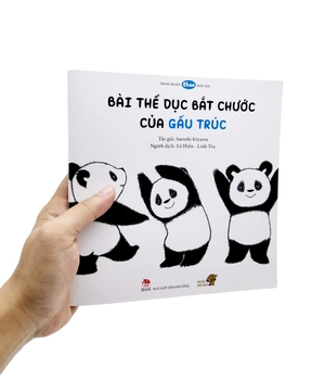 ehon - mọt sách mogu - bài tập thể dục bắt chước của gấu trúc (tái bản) - Ảnh 7