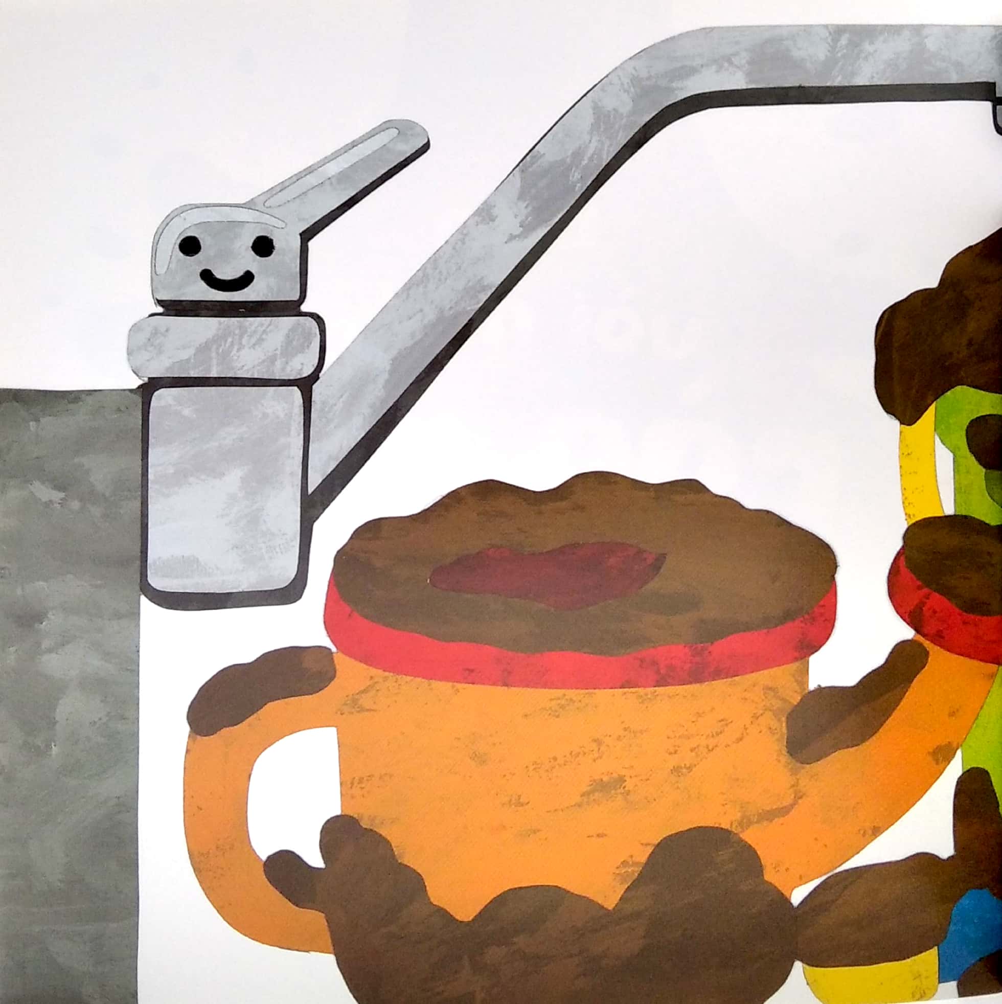 ehon - mọt sách mogu - bạn vòi nước rào rào (từ 1 - 6 tuổi) - Ảnh 3