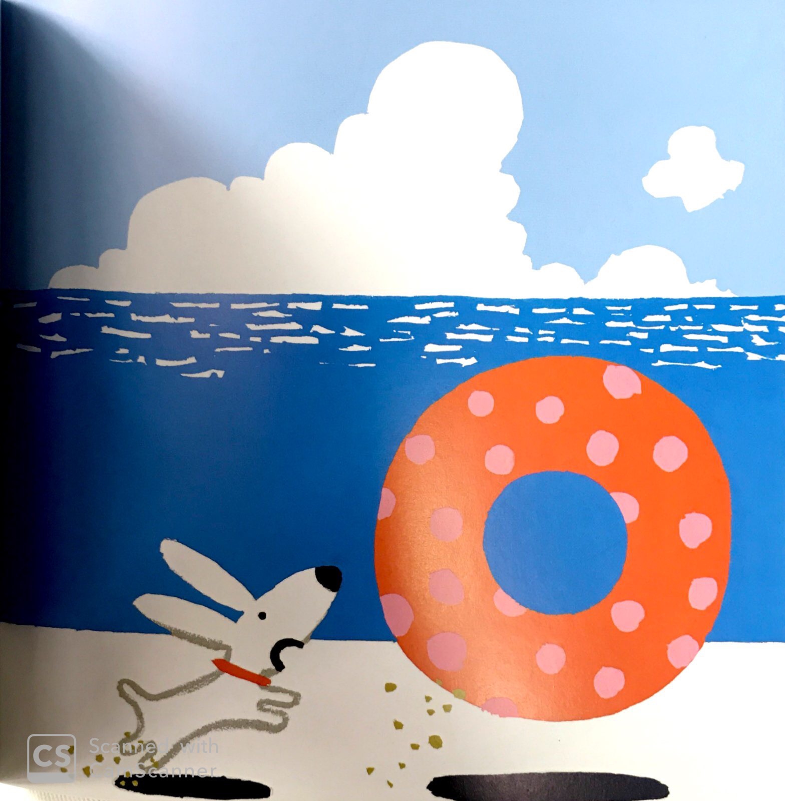 ehon - mọt sách mogu - bé sô-cô-la đi biển (tái bản) - Ảnh 4