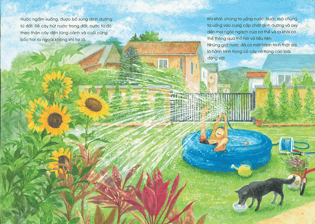 ehon - mọt sách mogu - câu chuyện của những giọt nước (từ 3 tuổi trở lên) - Ảnh 5