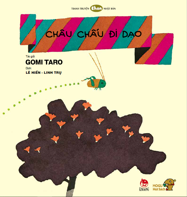 ehon - mọt sách mogu - châu chấu đi dạo (từ 2 - 6 tuổi) (tái bản) - Ảnh 2