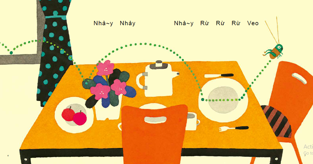 ehon - mọt sách mogu - châu chấu đi dạo (từ 2 - 6 tuổi) (tái bản) - Ảnh 5