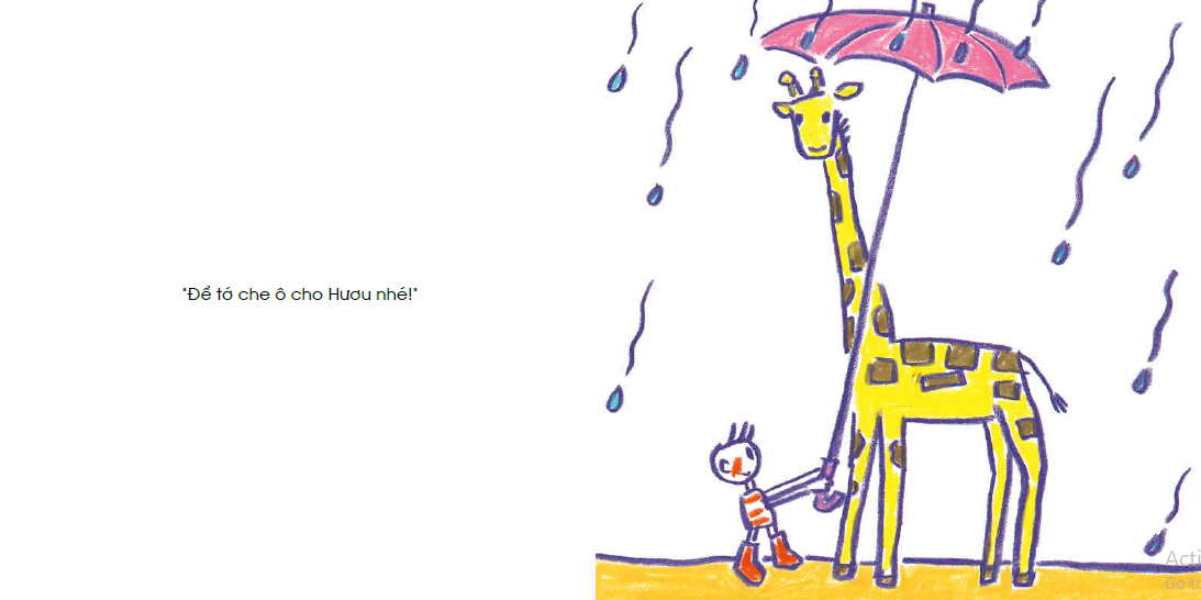 ehon - mọt sách mogu - che ô cho bạn nhé (từ 0 - 6 tuổi) - Ảnh 6