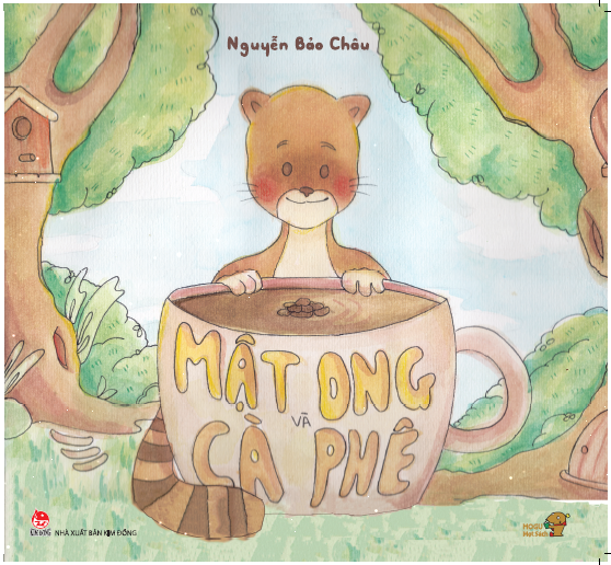 ehon - mọt sách mogu - mật ong và cà phê (từ 3 tuổi trở lên) - Ảnh 2